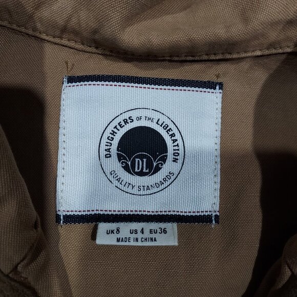 Daughters Of The Revolution Sailor Jacket Tan Military Women USA 4 - Picture 3 of 16